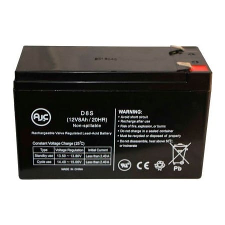 Battery Clerk AJC 12V 8Ah Sealed Lead Acid - AGM - VRLA Battery 12-Volt-8Ah-12V-8Ah-SLA